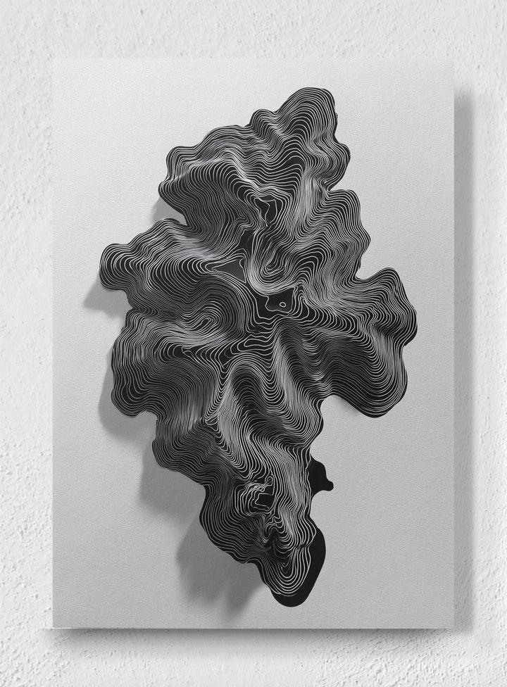 DESERT CURVE - Unframed canvas