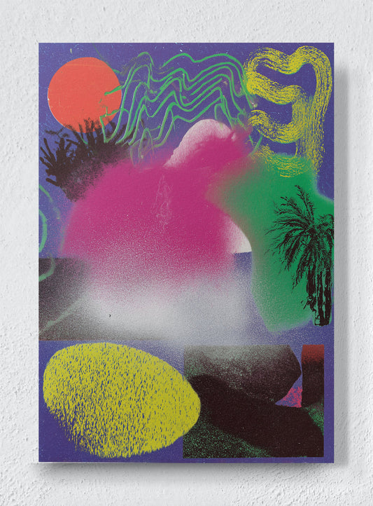 DIGITAL NOISE SCAPE - Unframed canvas