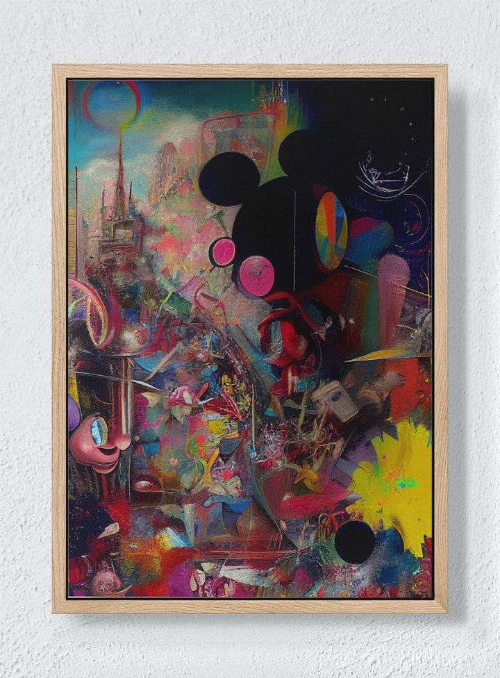 DREAM CITY - Natural frame canvas