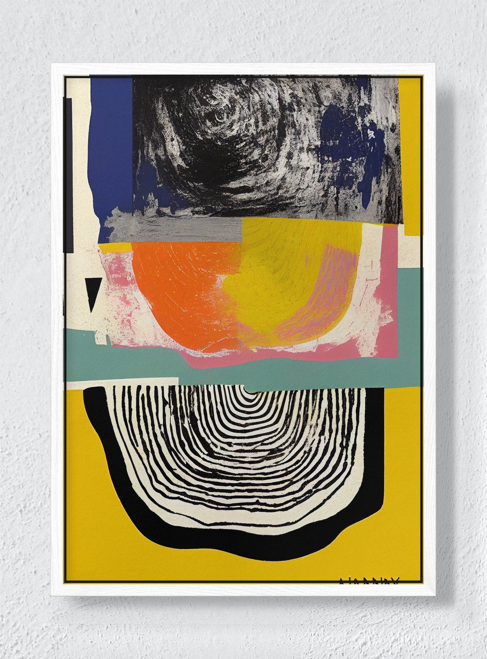 DREAM FORM - White frame canvas
