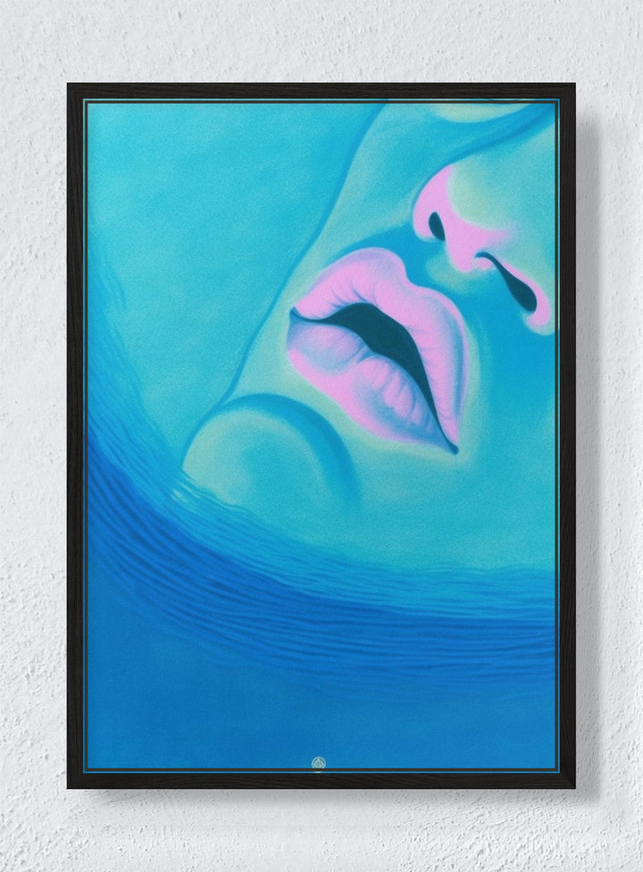 DROWNED LIGHT - Black frame canvas