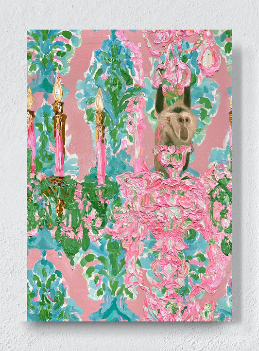 EARS AMONG THE PETALS - Unframed canvas
