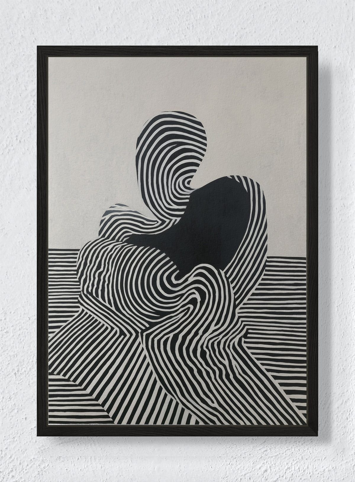 ELECTRIC TIDE - Black frame canvas