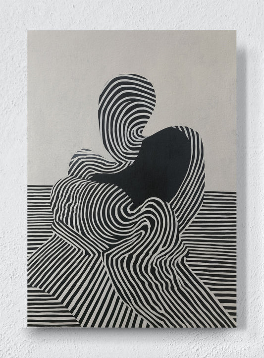 ELECTRIC TIDE - Unframed canvas