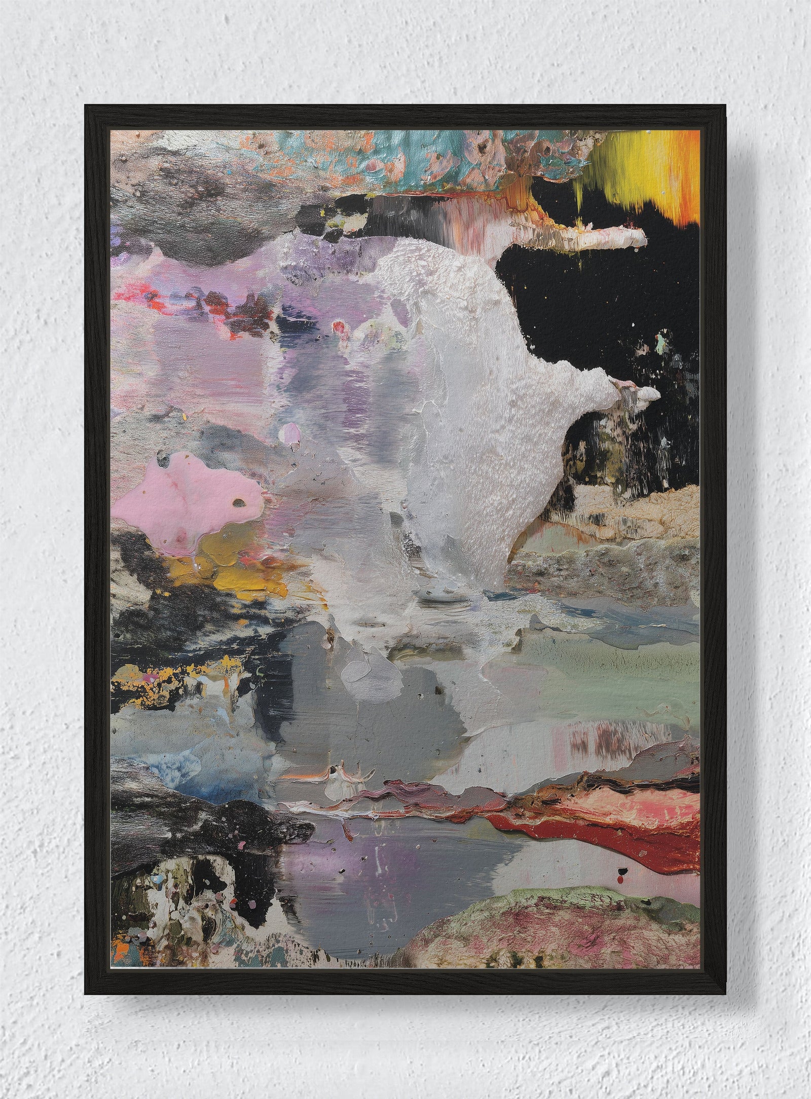 EROSION OF A DREAMSCAPE - Black frame canvas