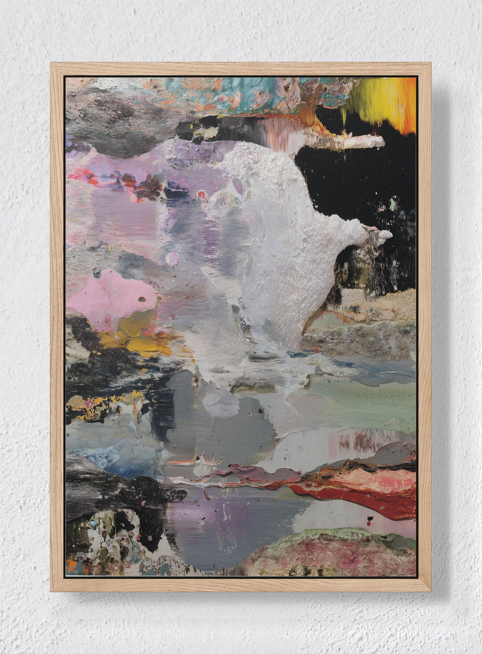 EROSION OF A DREAMSCAPE - Natural frame canvas