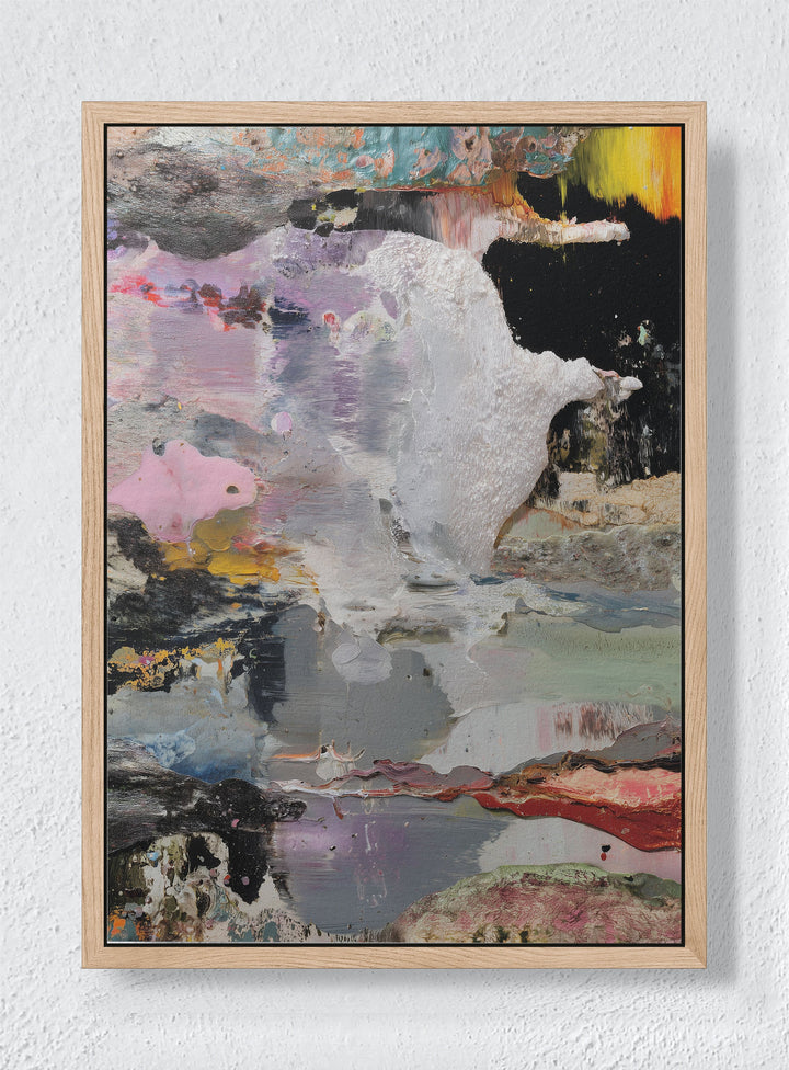 EROSION OF A DREAMSCAPE - Natural frame canvas