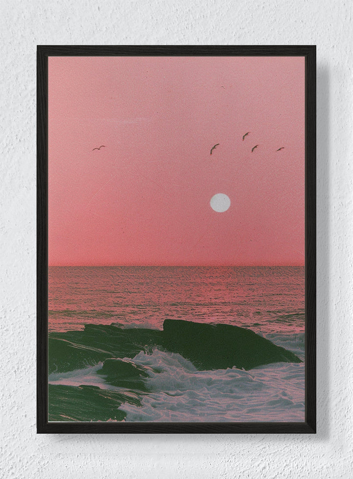 ETHEREAL DUSK - Black frame canvas