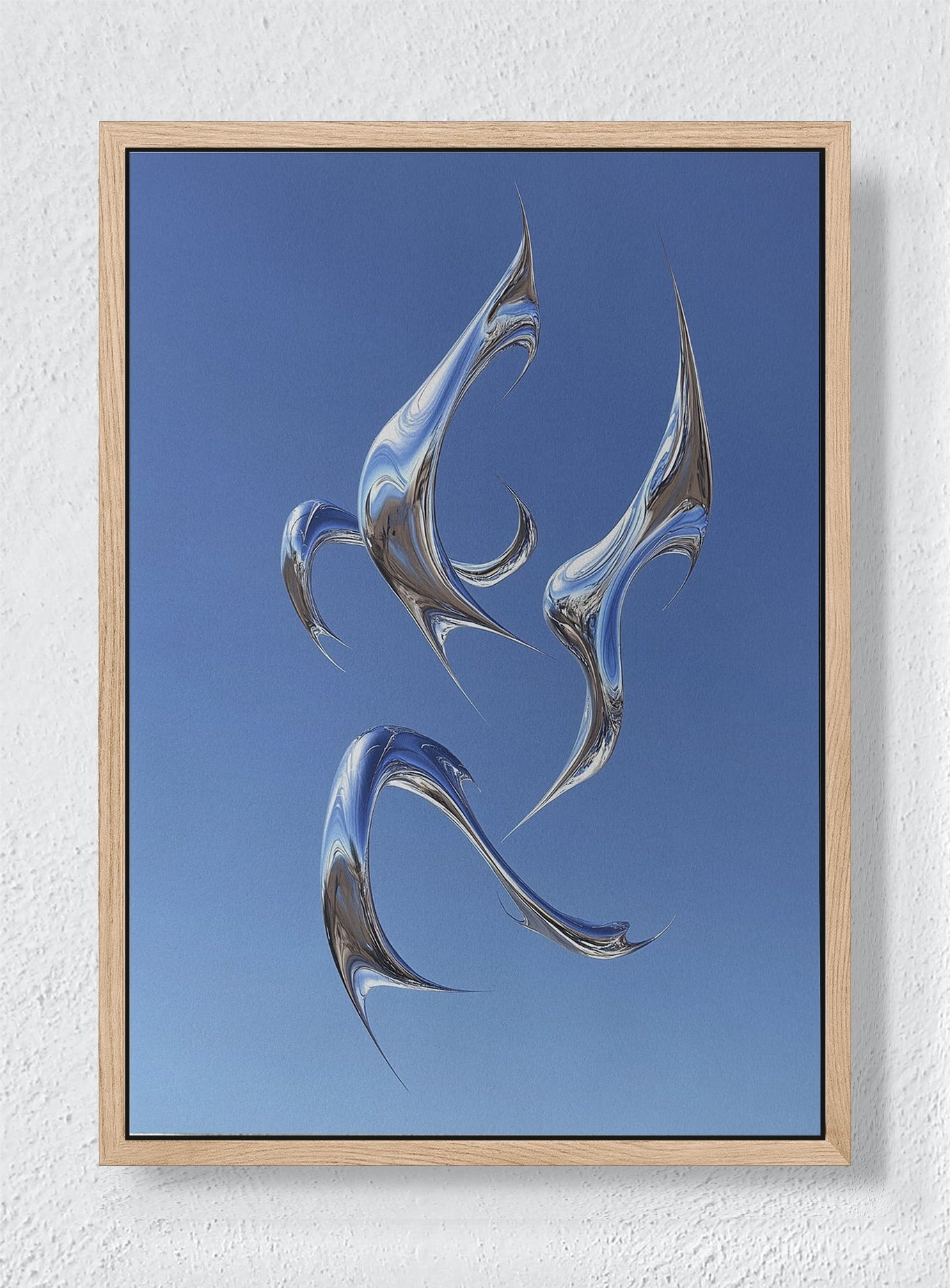 ETHEREAL WINGS - Natural frame canvas