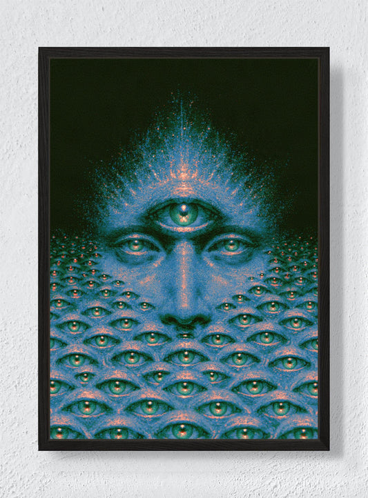 EVERY EYE OPEN - Black frame canvas
