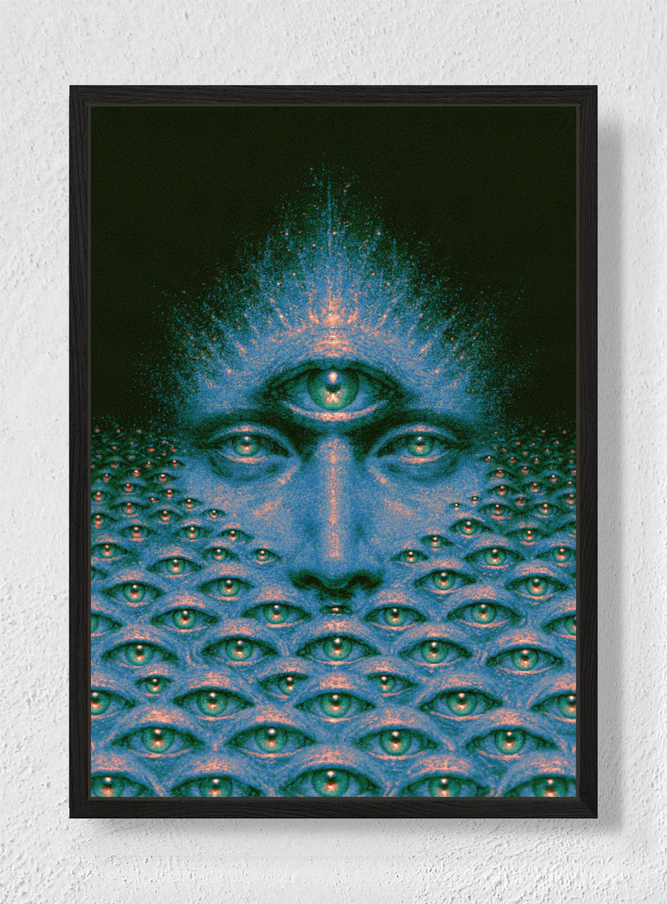 EVERY EYE OPEN - Black frame canvas