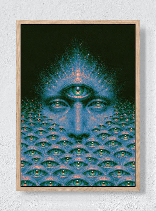 EVERY EYE OPEN - Natural frame canvas