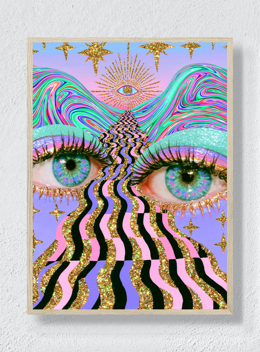 EYES ABOVE THE WAVES - Natural Frame