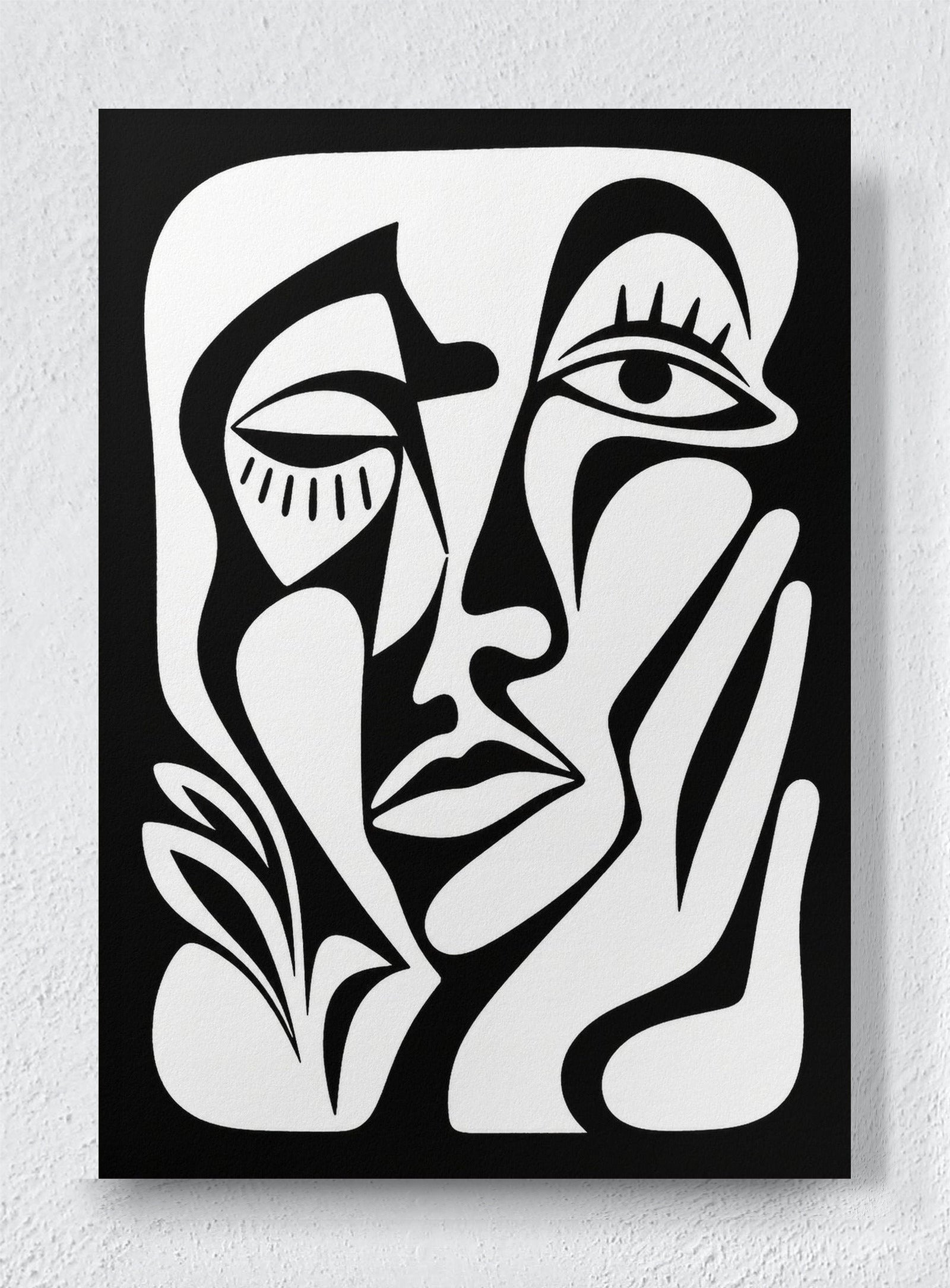 FACE STUDY - Unframed canvas
