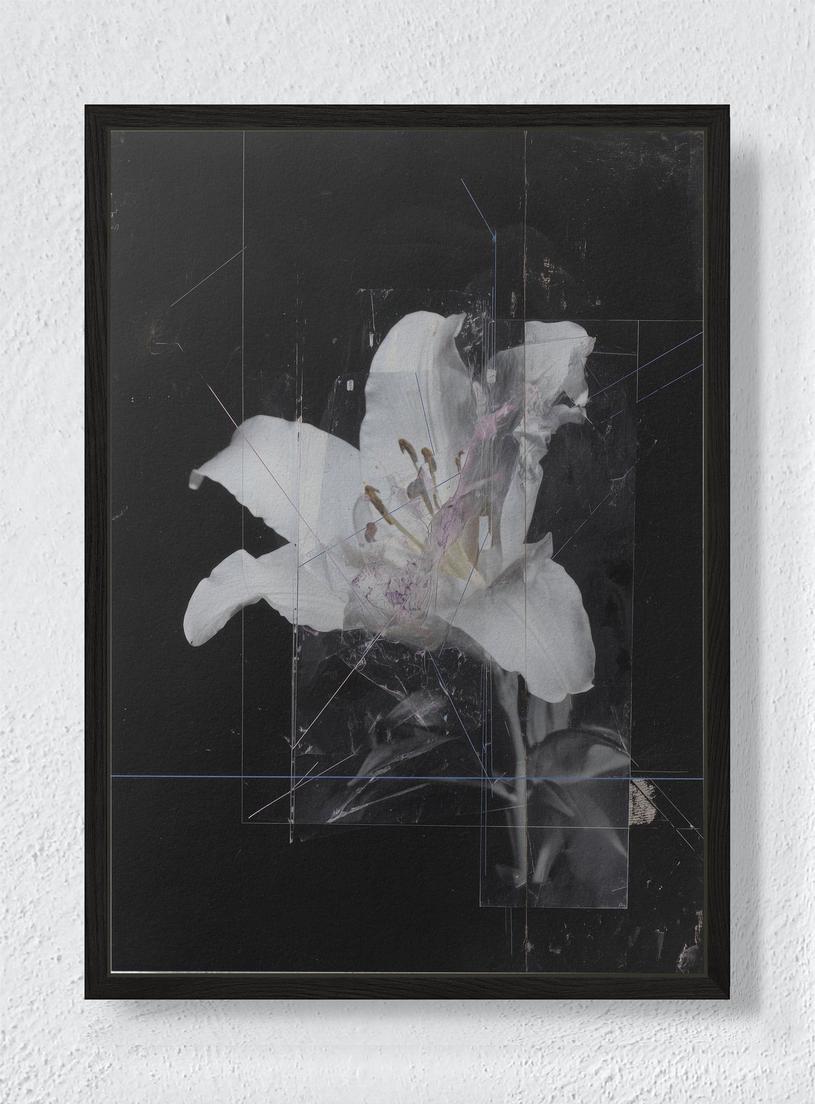 FADED MEMORY - Black frame canvas
