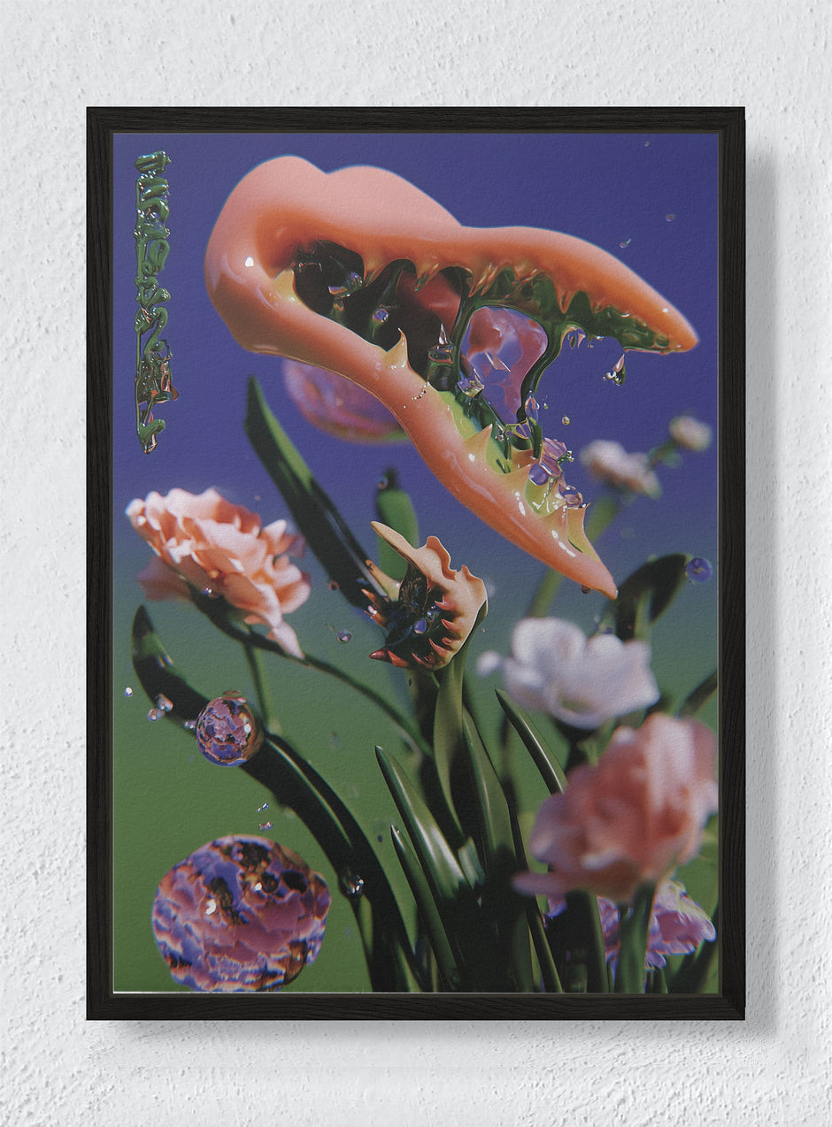 FALLOW SWELL - Black frame canvas