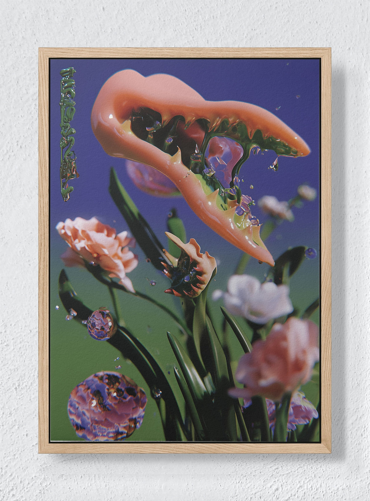 FALLOW SWELL - Natural frame canvas
