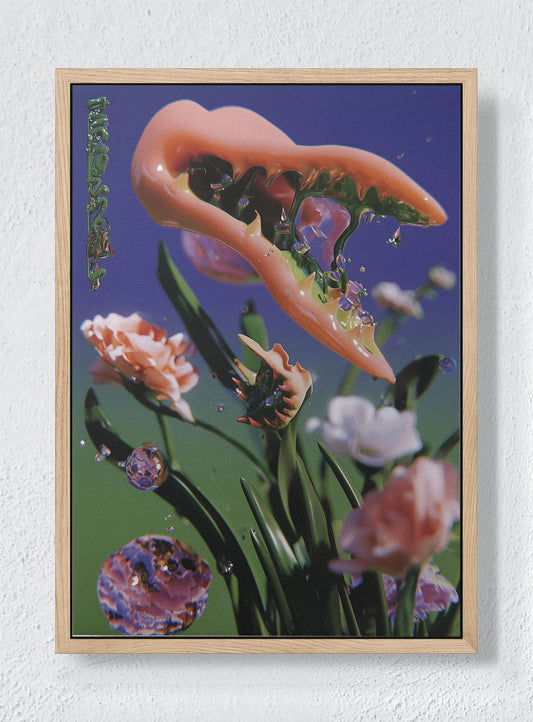 FALLOW SWELL - Natural frame canvas