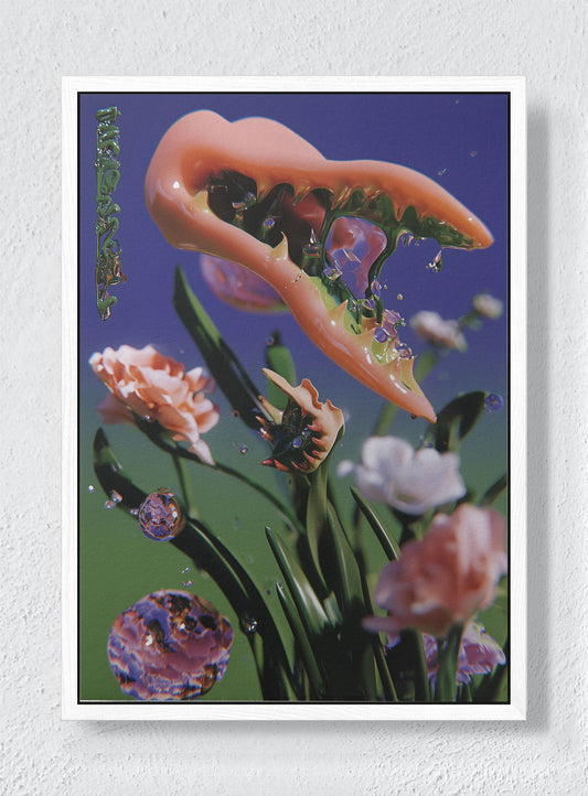 FALLOW SWELL - White frame canvas