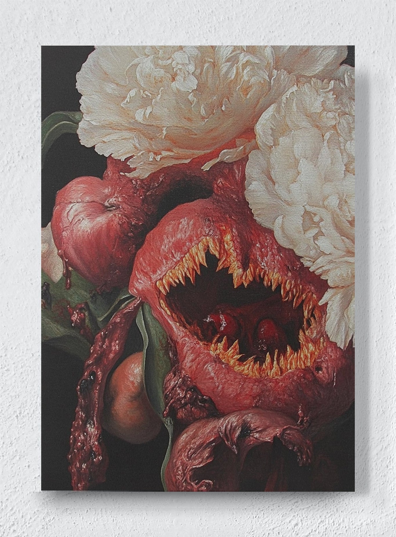 FERAL FLORAL - Unframed canvas