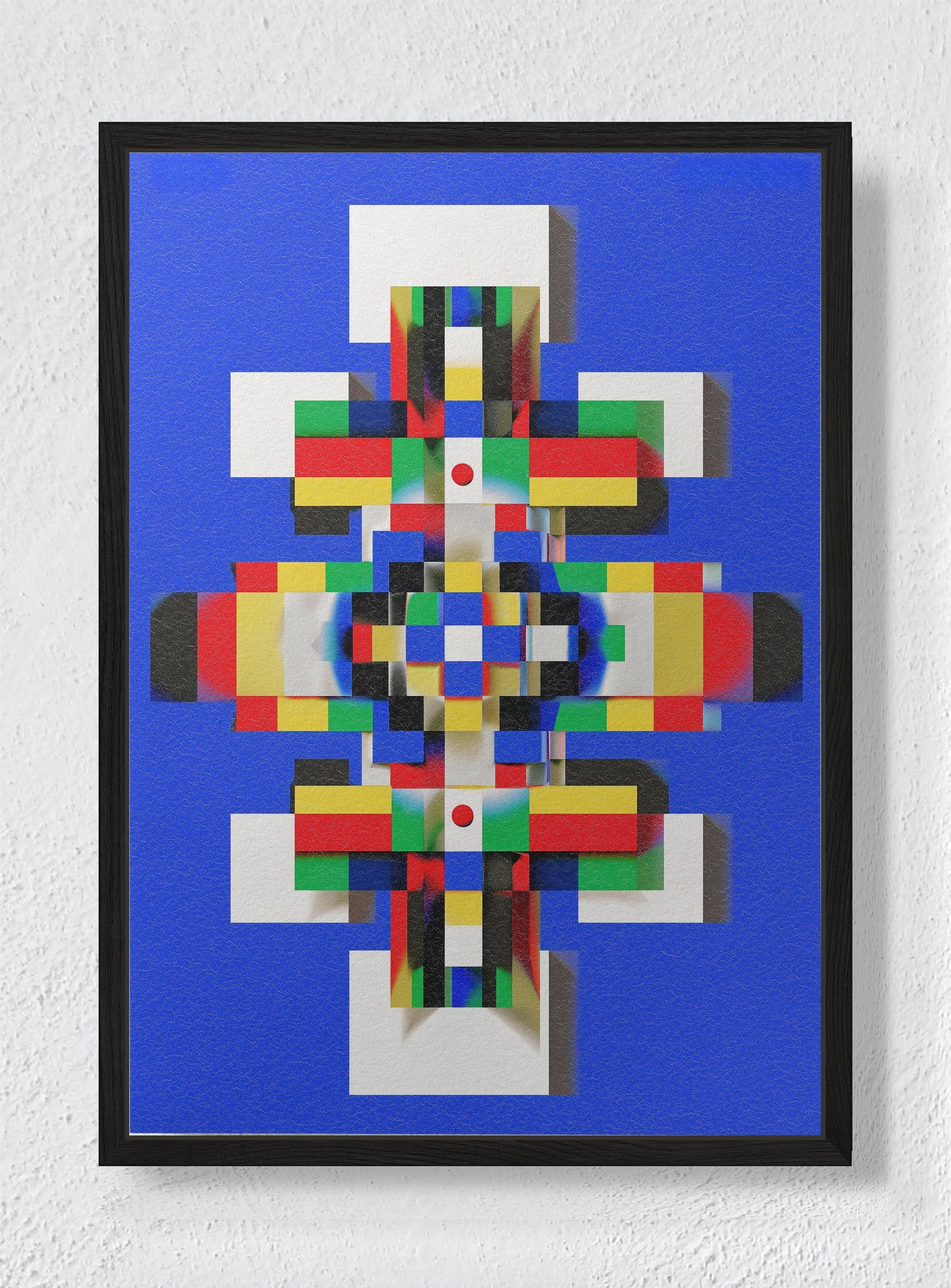 FIELDS IN NEGOTIATION - Black frame canvas