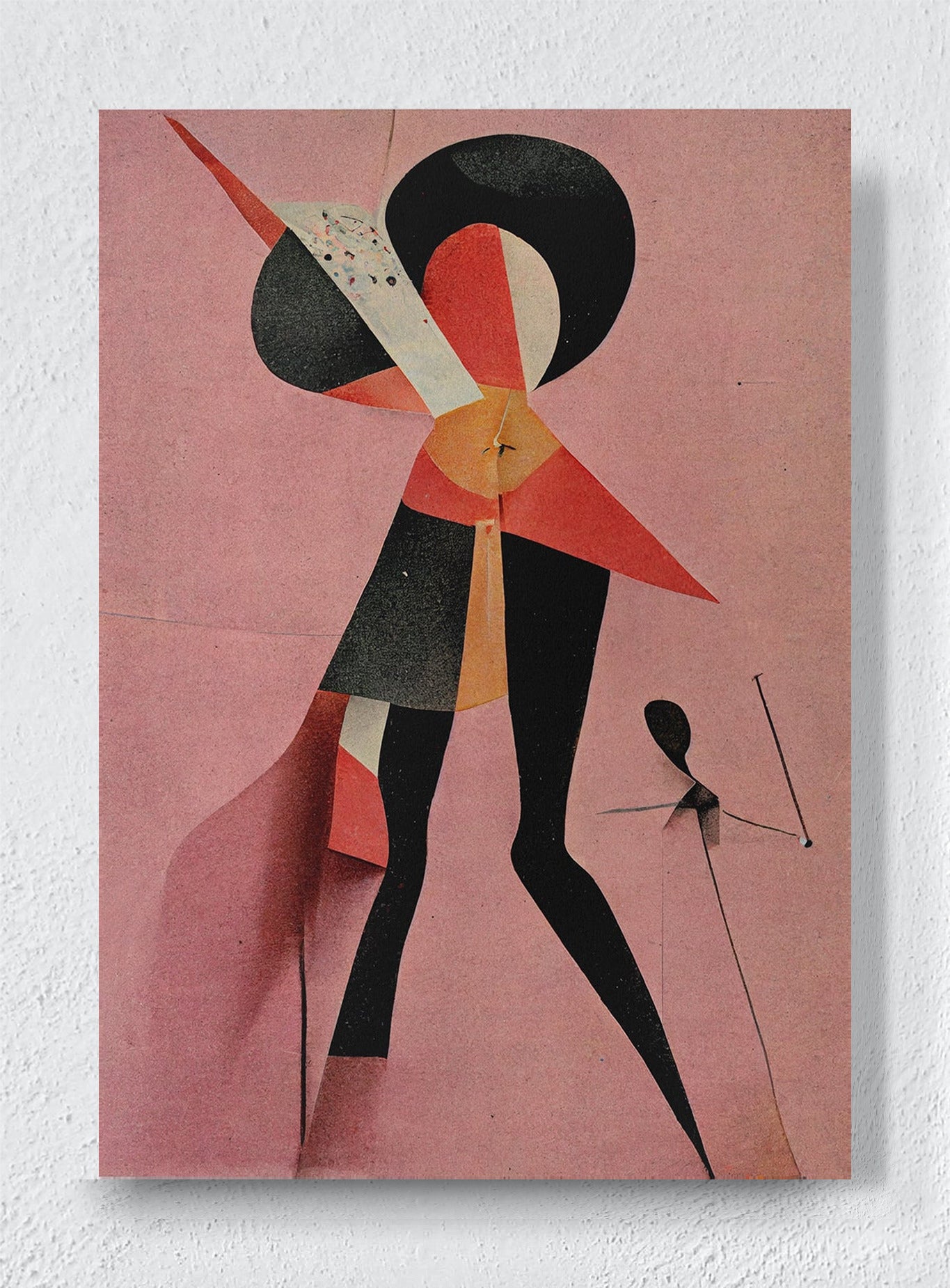 FIGURES IN FLUX - Unframed canvas