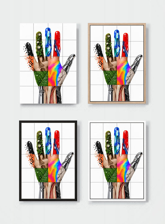 HUEDRA canvas frame comparison - FIVE ELEMENTS