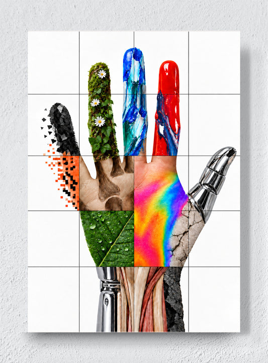FIVE ELEMENTS - Unframed canvas