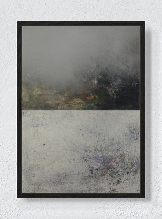 FOG OF WAR - Black frame canvas