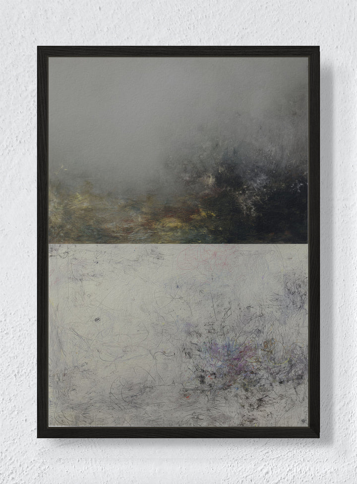 FOG OF WAR - Black frame canvas