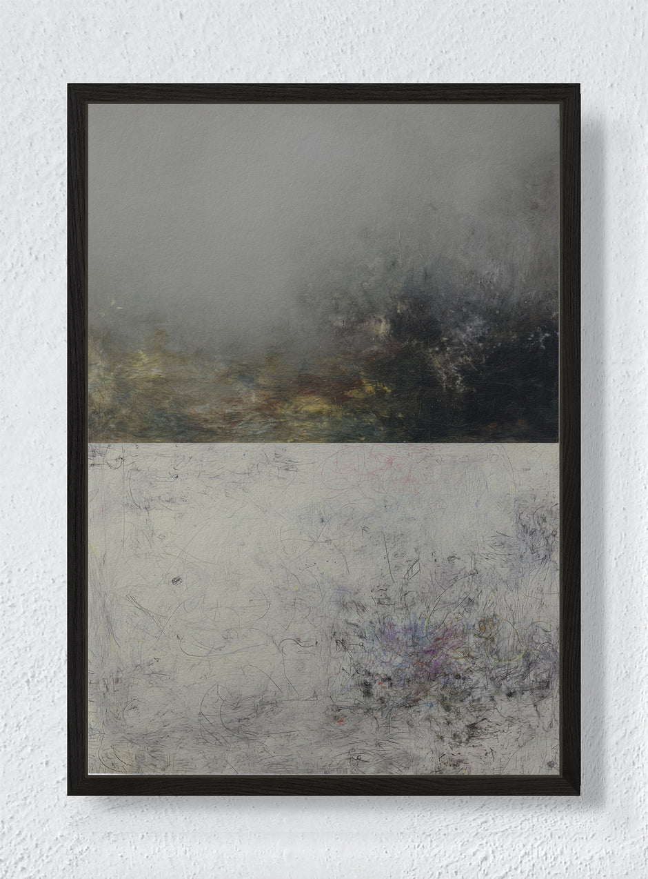 FOG OF WAR - Black frame canvas