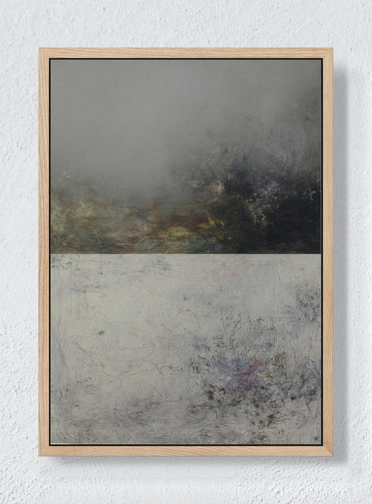 FOG OF WAR - Natural frame canvas