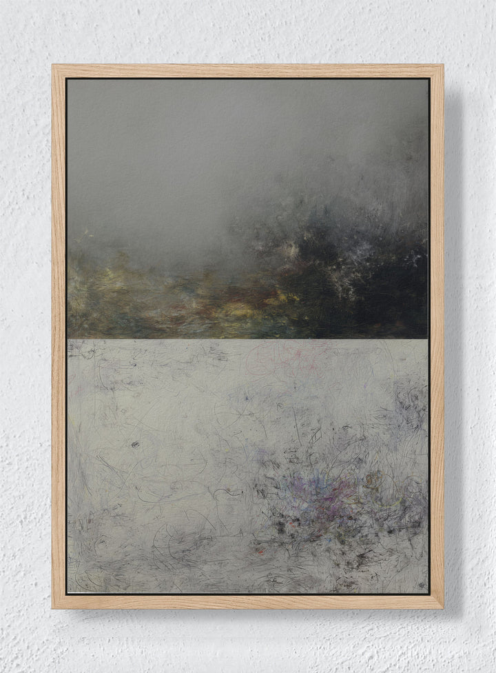 FOG OF WAR - Natural frame canvas