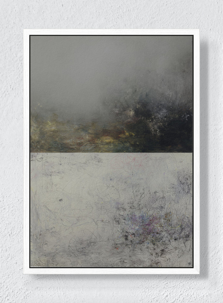 FOG OF WAR - White frame canvas