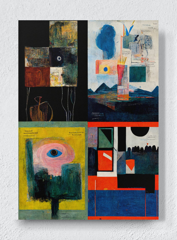 FOUR FIELDS - Unframed canvas