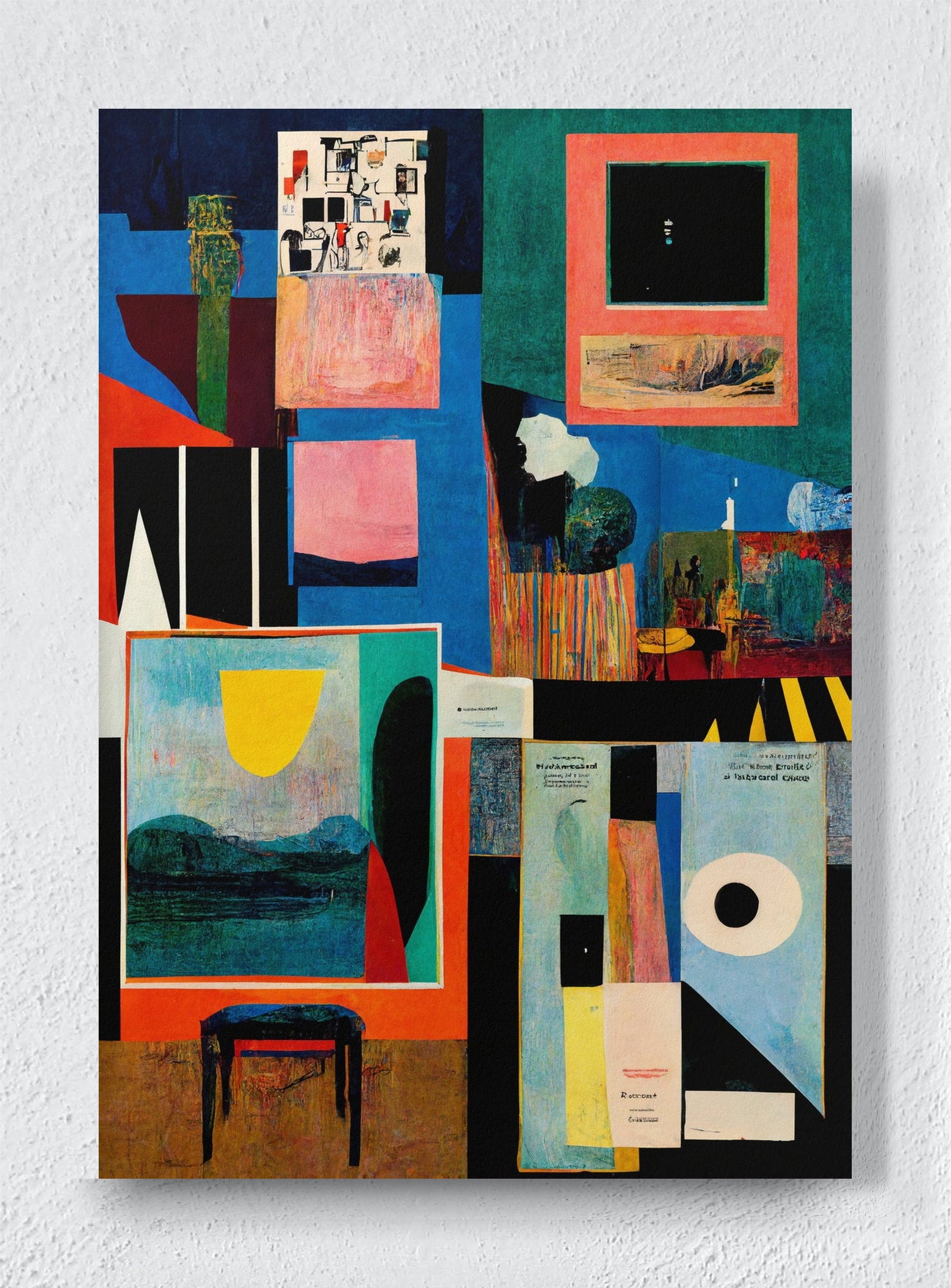 FOUR LAYERS - Unframed canvas