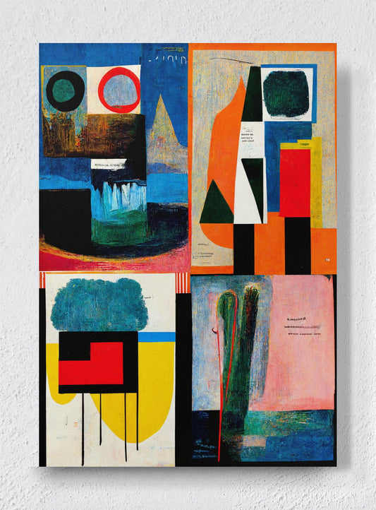FOUR ROOMS - Unframed canvas