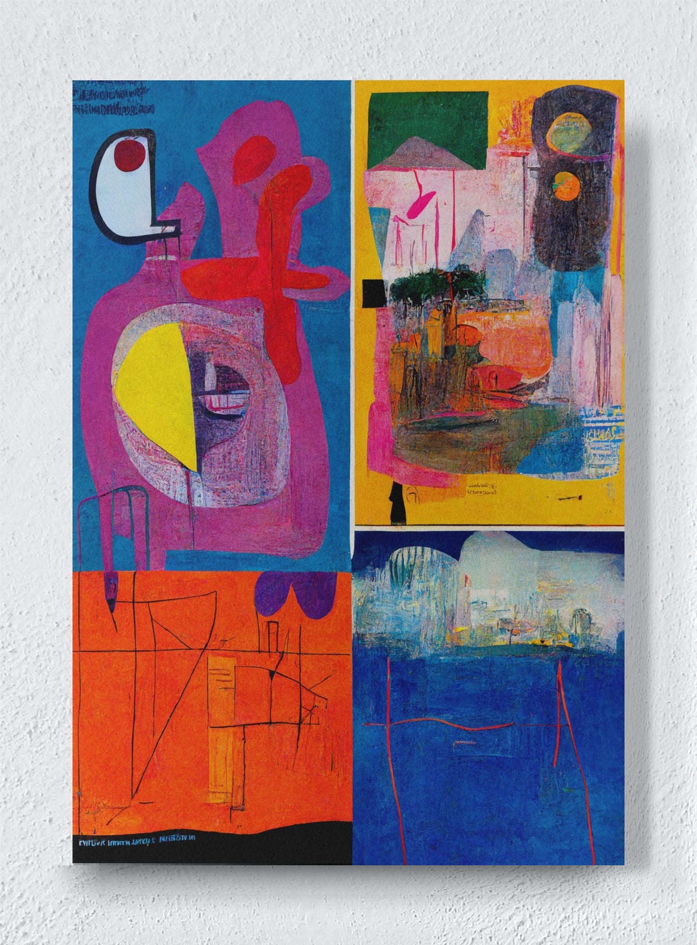 FOUR STATES OF MIND - Unframed canvas