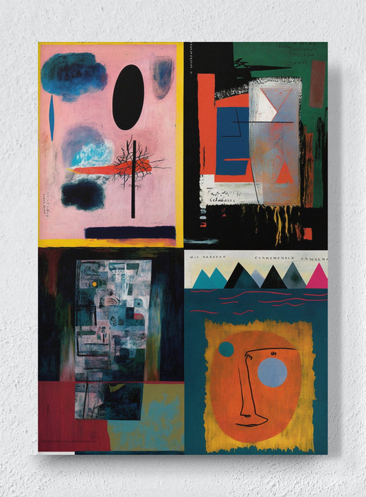 FOUR VIEWS - Unframed canvas