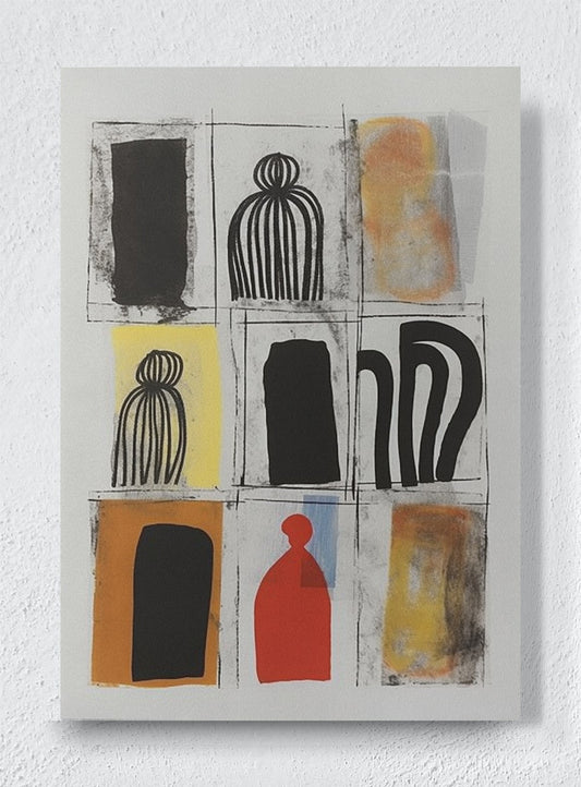 FRAGMENTS OF IDENTITY - Unframed canvas