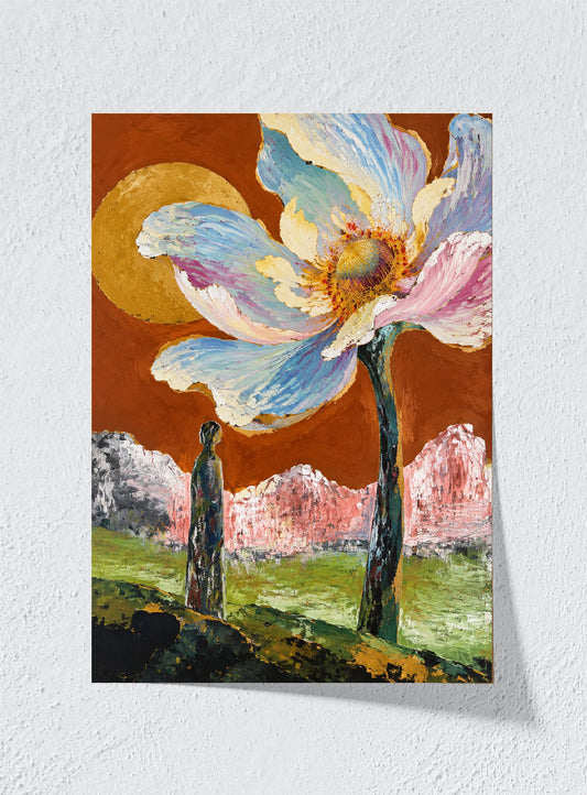 GIANT BLOOM, SMALL WITNESS - Unframed