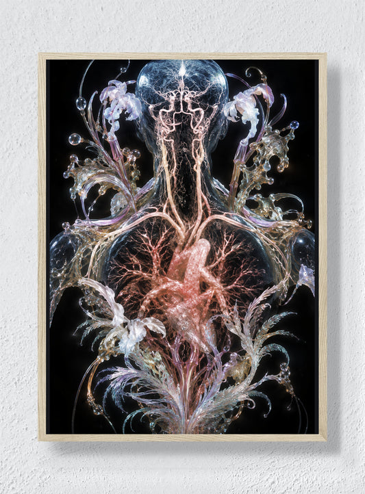 Glass Anatomy - Natural Frame
