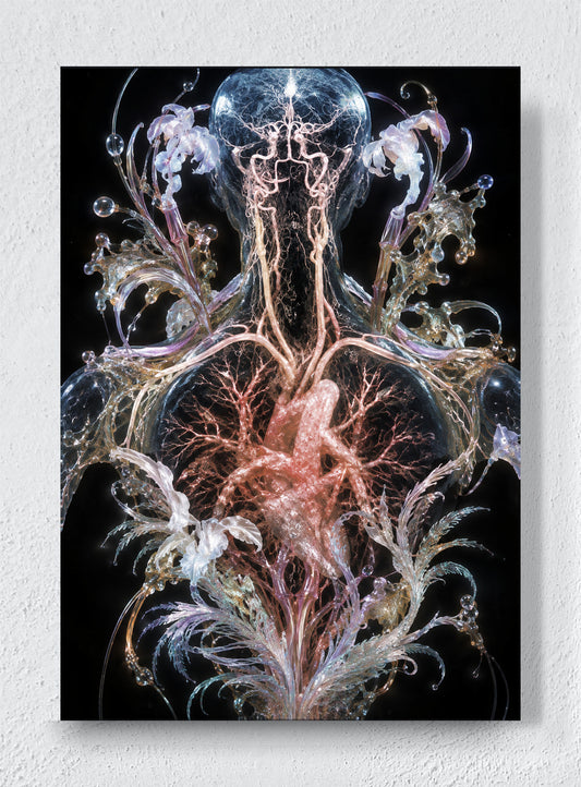 GLASS ANATOMY - Unframed canvas