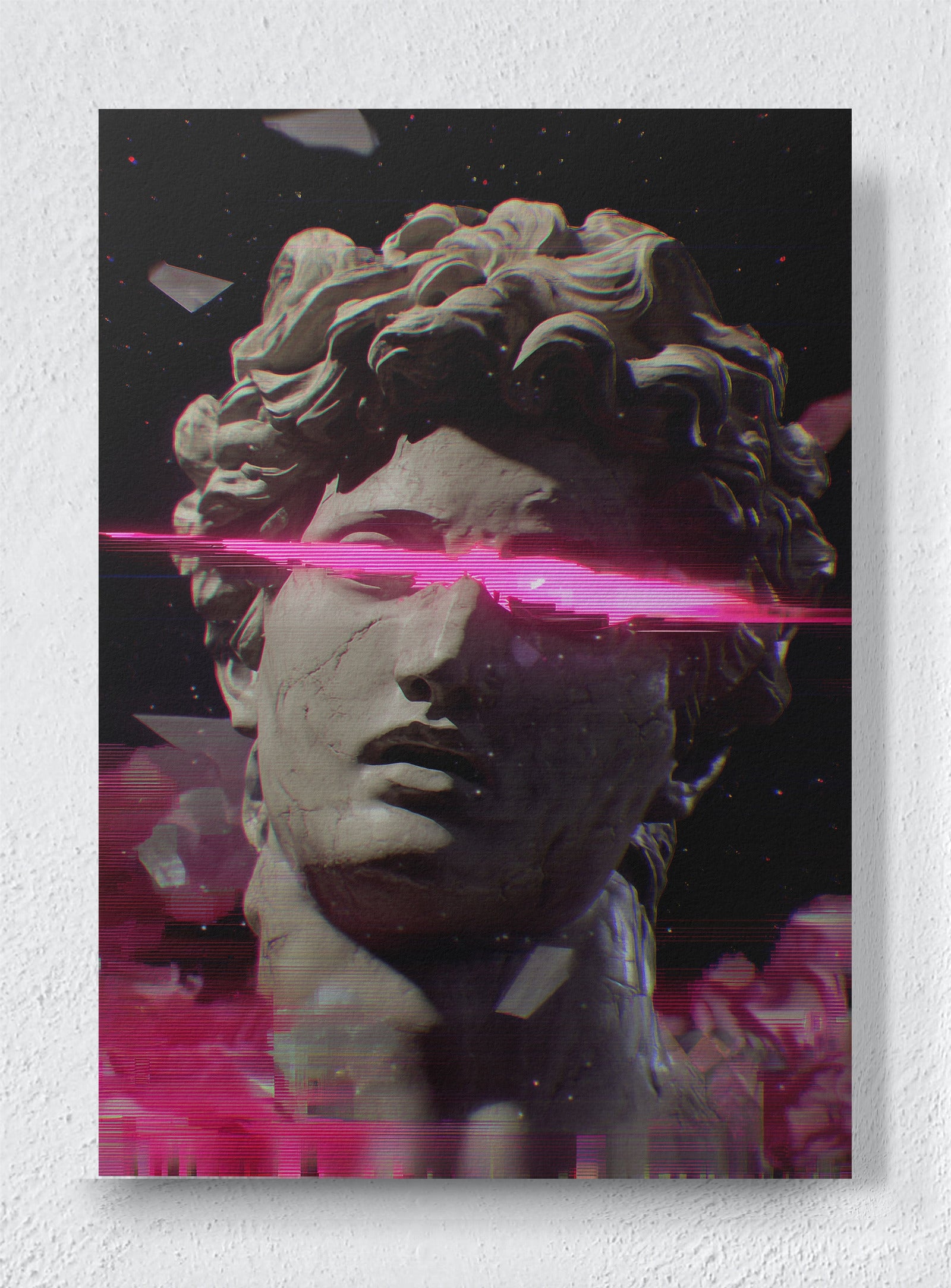 GLITCH RENAISSANCE - Unframed canvas