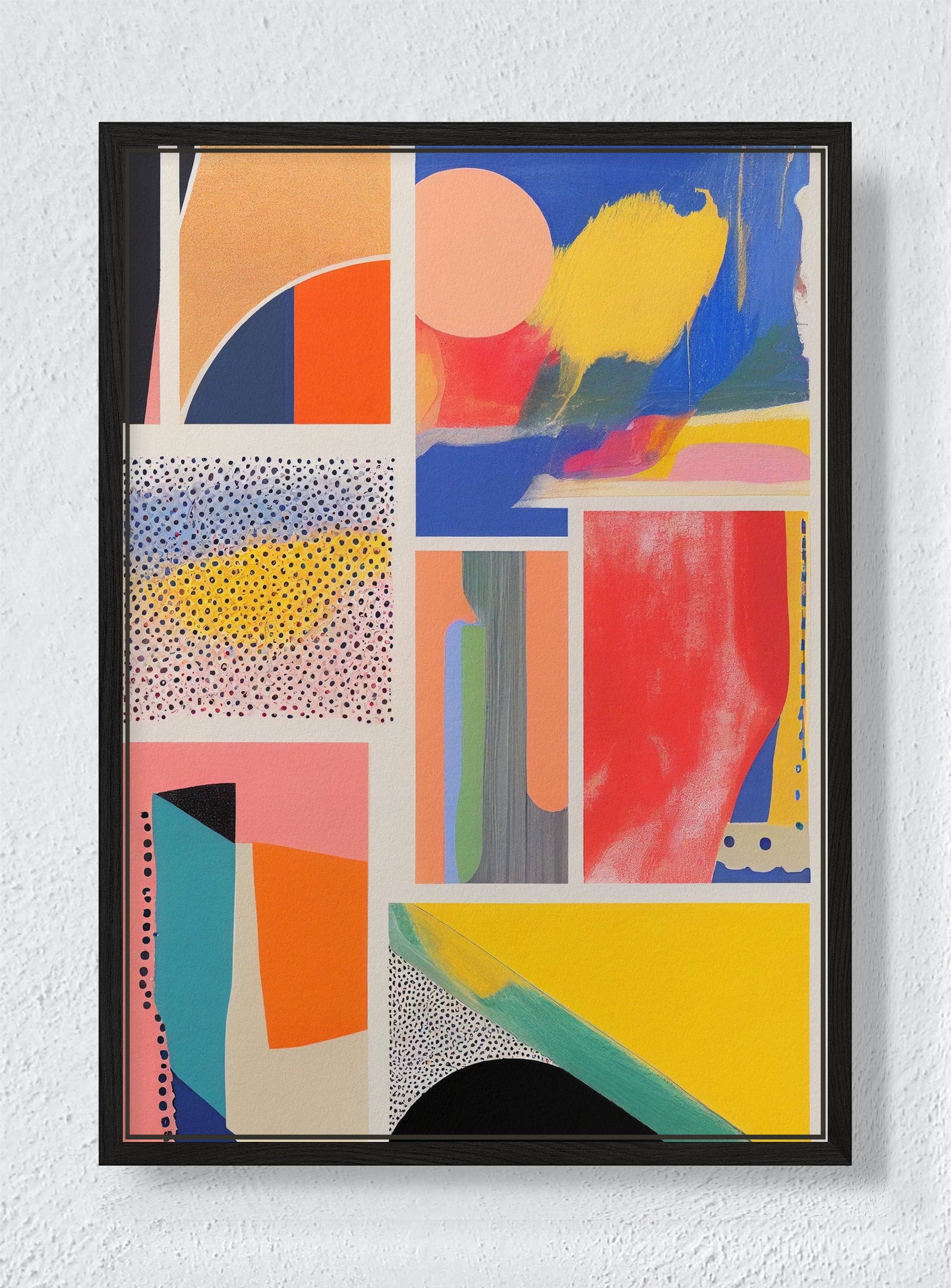 GOOD DAY - Black frame canvas