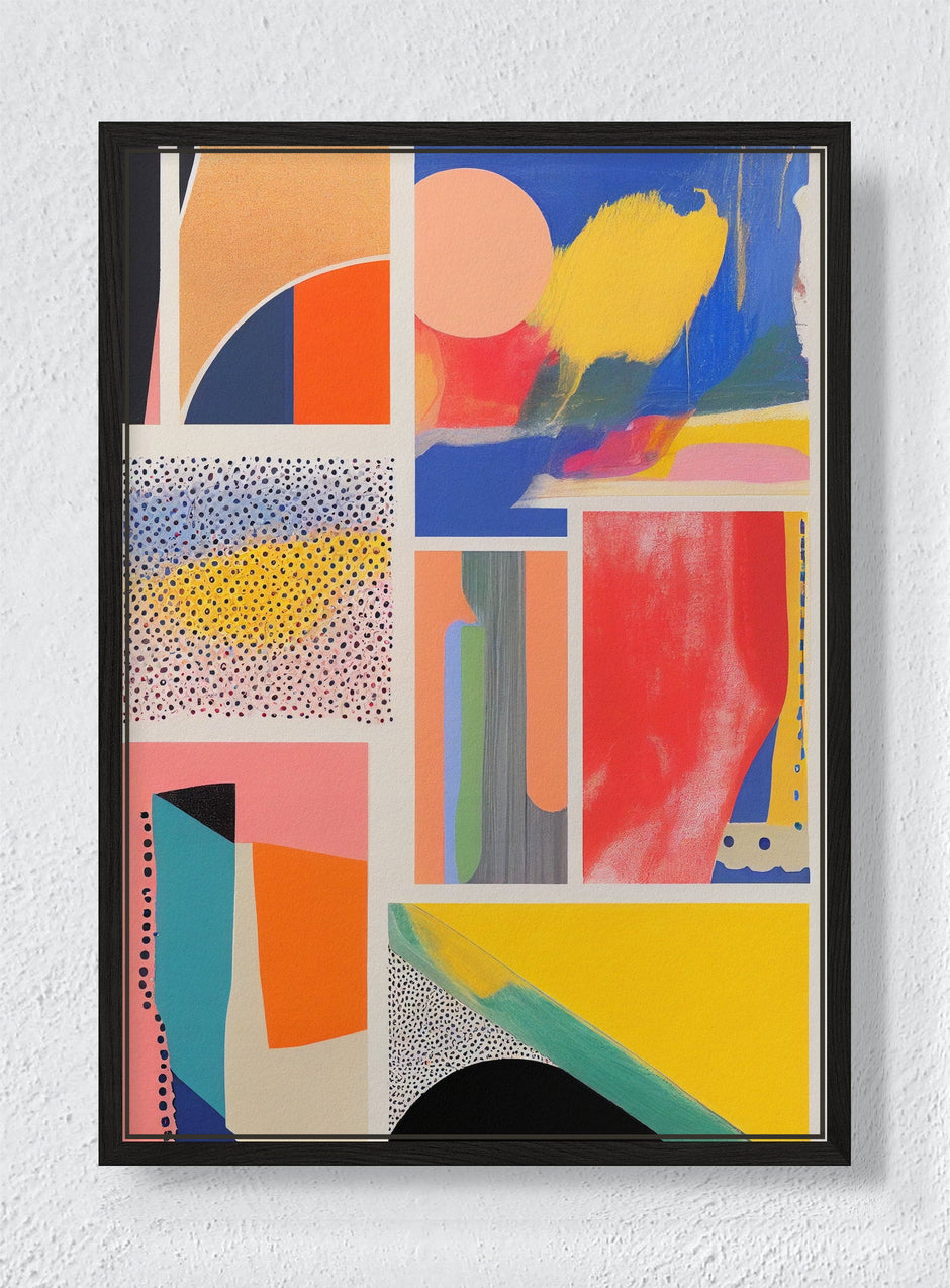 GOOD DAY - Black frame canvas