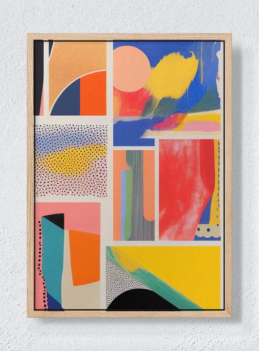 GOOD DAY - Natural frame canvas