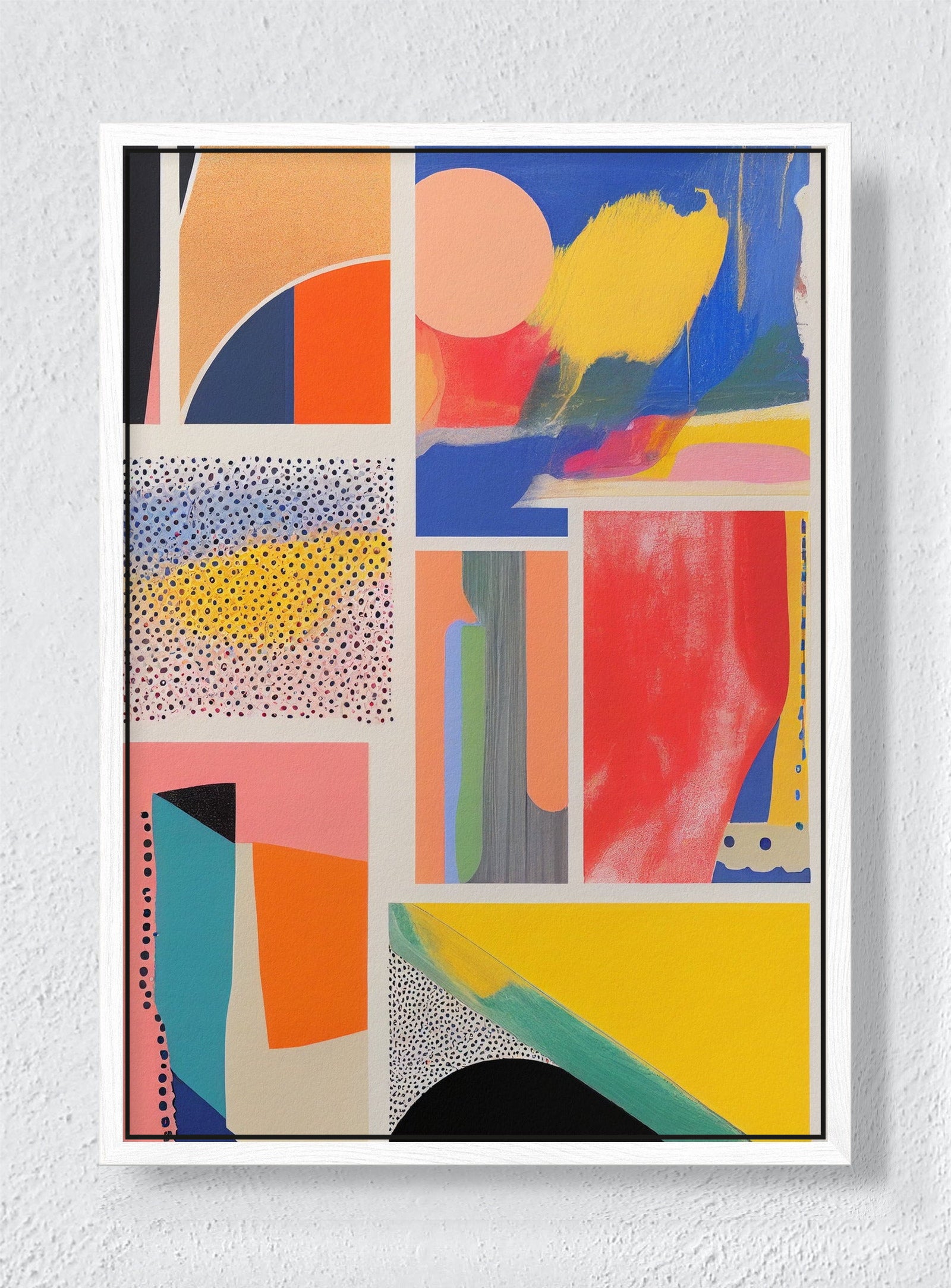GOOD DAY - White frame canvas