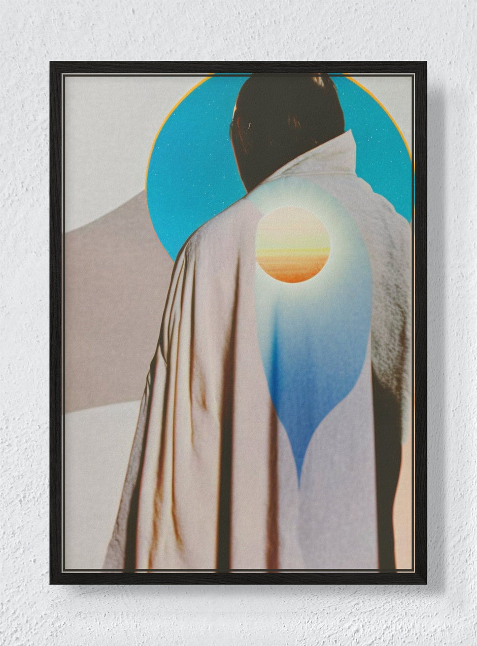 HALO - Black frame canvas