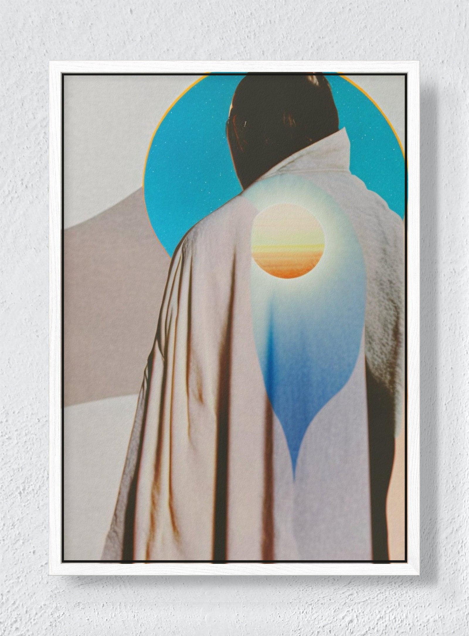 HALO - White frame canvas